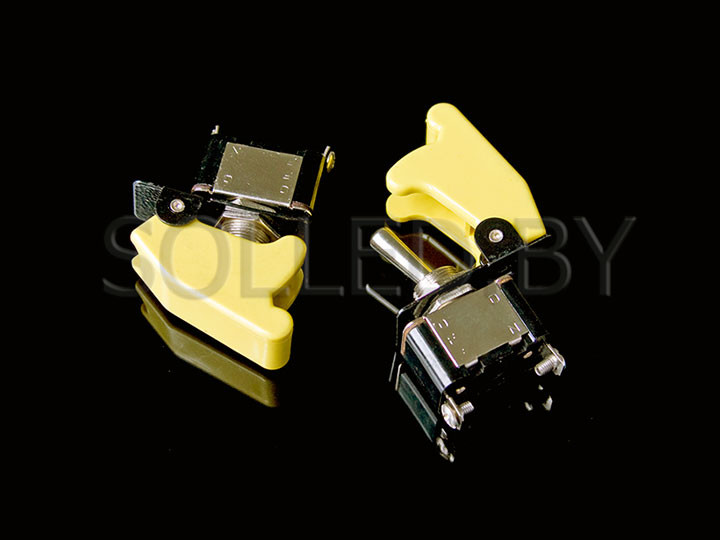 Тумблер SAC-01 YELLOW KN3A-01 ON-OFF - фото 1 - id-p23208539