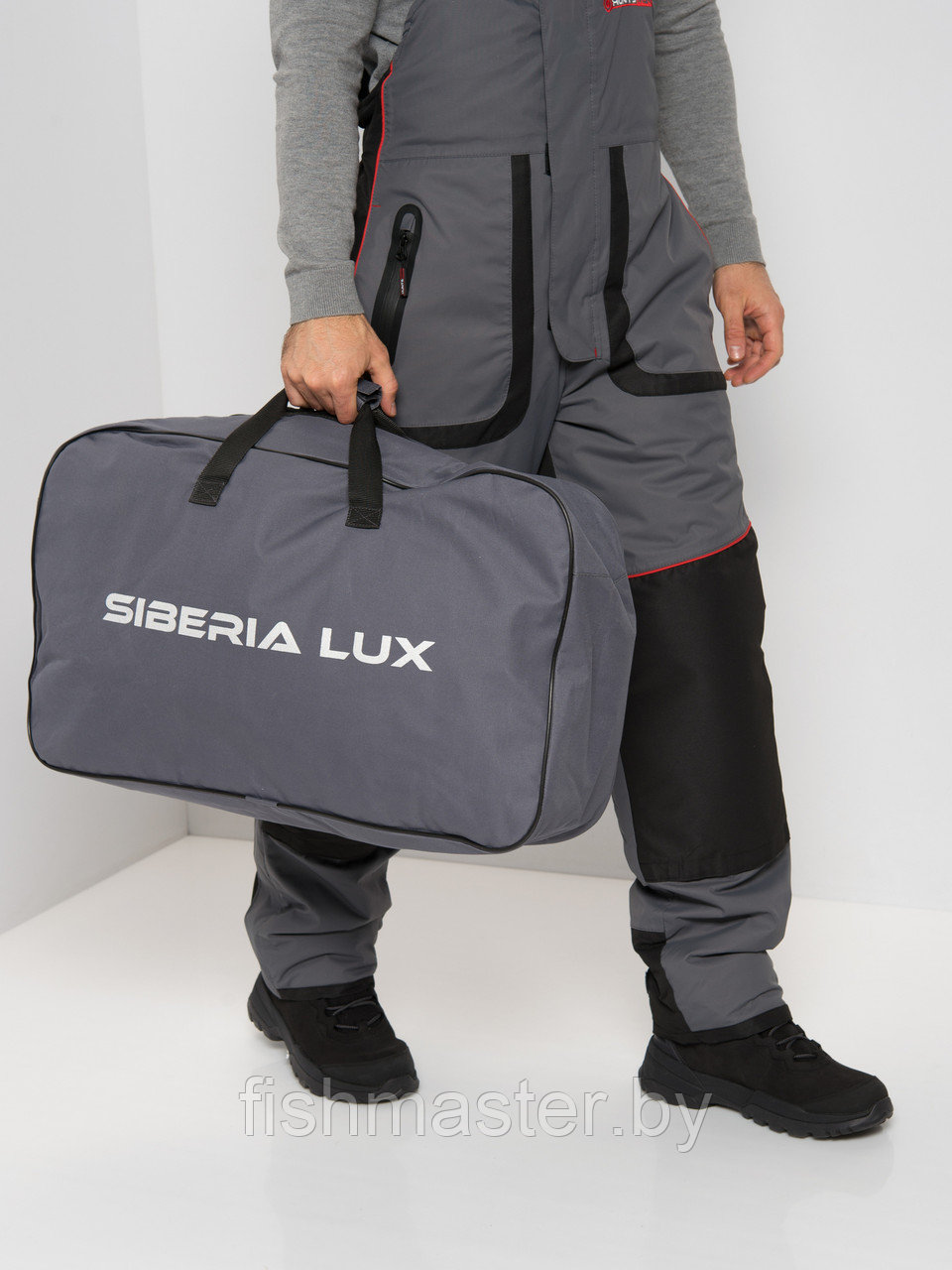 Зимний костюм HUNTSMAN Siberia LUX мембрана 6000/6000 -45°C цвет Серый/Черный ткань Breathable - фото 9 - id-p50220011