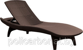 Шезлонг Keter Sun Lounger Pacific, коричневый