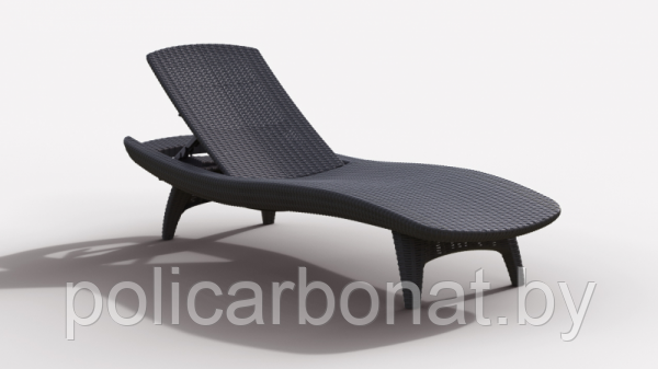 Шезлонг Keter Sun Lounger Pacific, коричневый - фото 2 - id-p107896431