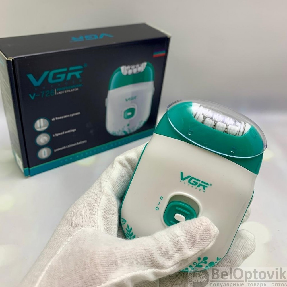 Эпилятор беспроводной для женщин VGR V-726 VOYAGER 2 режима работы - фото 4 - id-p187107414