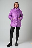 Женская осенняя фиолетовая куртка Modema м.1038 46р.