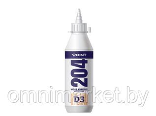 Клей для дерева POINT "204 D3 Wood Adhesive", прозрачный, 500 мл