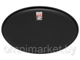 Тарелка обеденная керамическая, 25 см, серия ASIAN, черная, PERFECTO LINEA