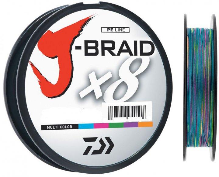 Леска плетеная DAIWA J-Braid X8 0,20 мм 150 м (мультиколор)