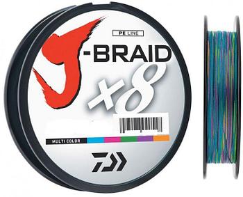 Леска плетеная DAIWA J-Braid X8 0,20 мм 150 м (мультиколор)