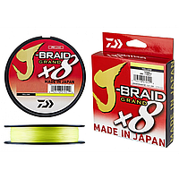 Леска плетеная DAIWA "J-Braid Grand X8" 0.06 мм 135 м yellow