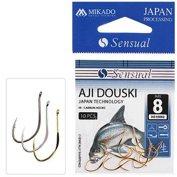 Крючки Mikado Sensual - AJI DOUSKI W/RING 10092-8B