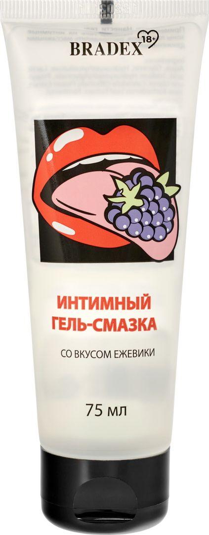 Интимный гель-смазка "BRADEX" со вкусом ежевики