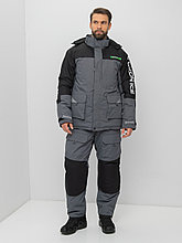 Зимний костюм HUNTSMAN Yukon Ice мембрана 6000/6000 -45°C цвет Серый/Черный ткань Breathable