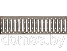 Решетка водоприемная оцинкованная штампованная Аквасток РШО Norma DN150 A15 класс А 1000х197х22мм