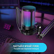 Конденсаторный USB микрофон Fifine Ampligame с поп-фильтром и подставкой, фото 2