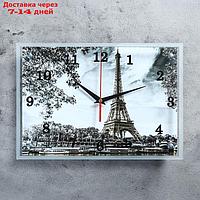 Часы настенные, серия: Город, "Эйфелева башня, 25х35 см, микс