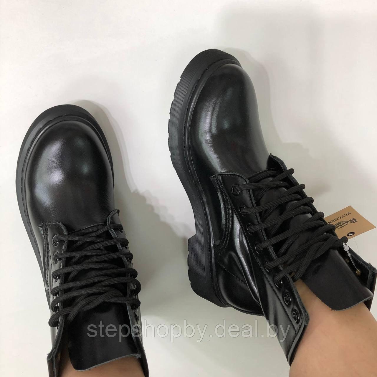 Ботинки Dr Martens Mono Black - фото 2 - id-p187139445