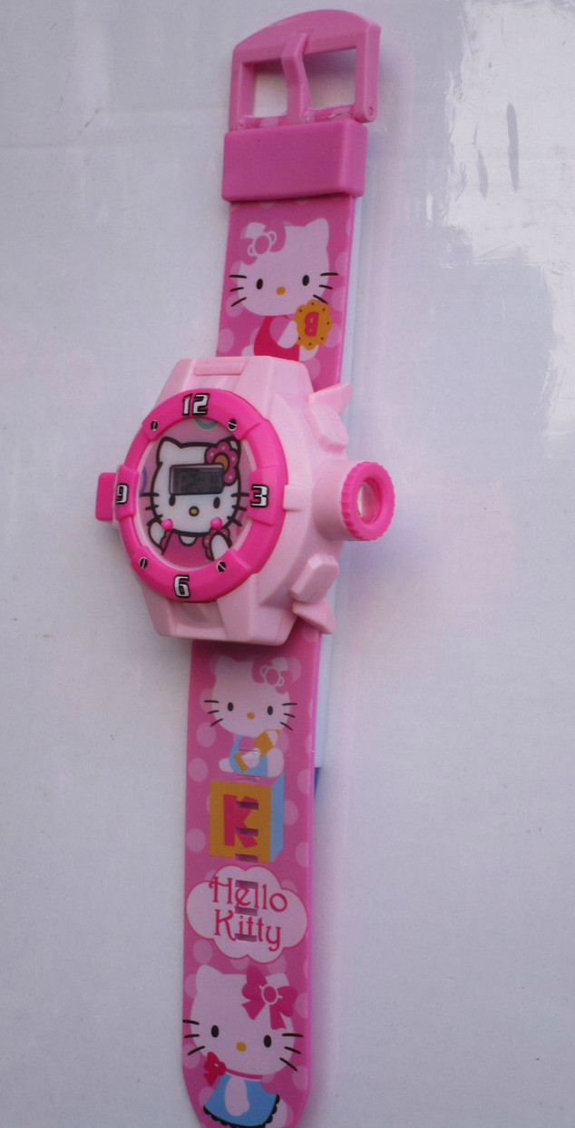 Детские часы hello kitty ( хэлоу кити ) с проектором 20 картинок - фото 4 - id-p23297570