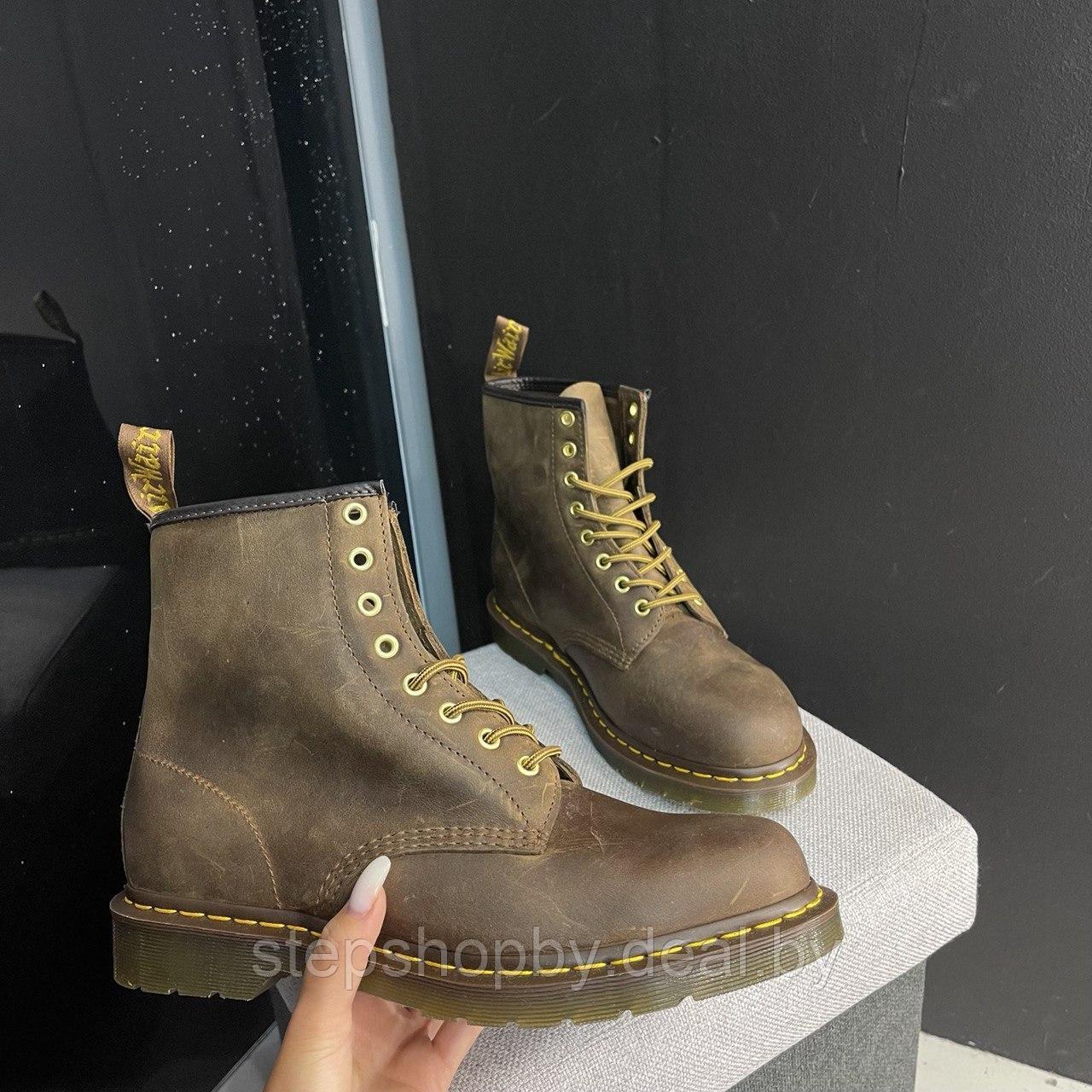 Ботинки Dr Martens 1460 BROWN - фото 1 - id-p187140376