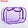 Набор сумок в роддом, 3 шт., цветной ПВХ, цвет фиолетовый, фото 3