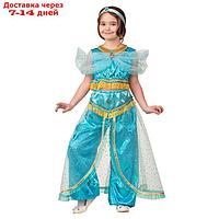 Карнавальный костюм "Принцесса Жасмин", текстиль-принт, блуза, шаровары, р. 32, рост 128 см