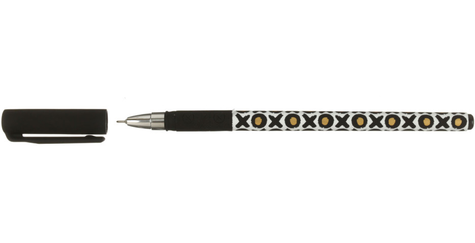 Ручка гелевая Lorex Slim Soft Grip Monochrome Fauvism, стержень черный - фото 1 - id-p187143527