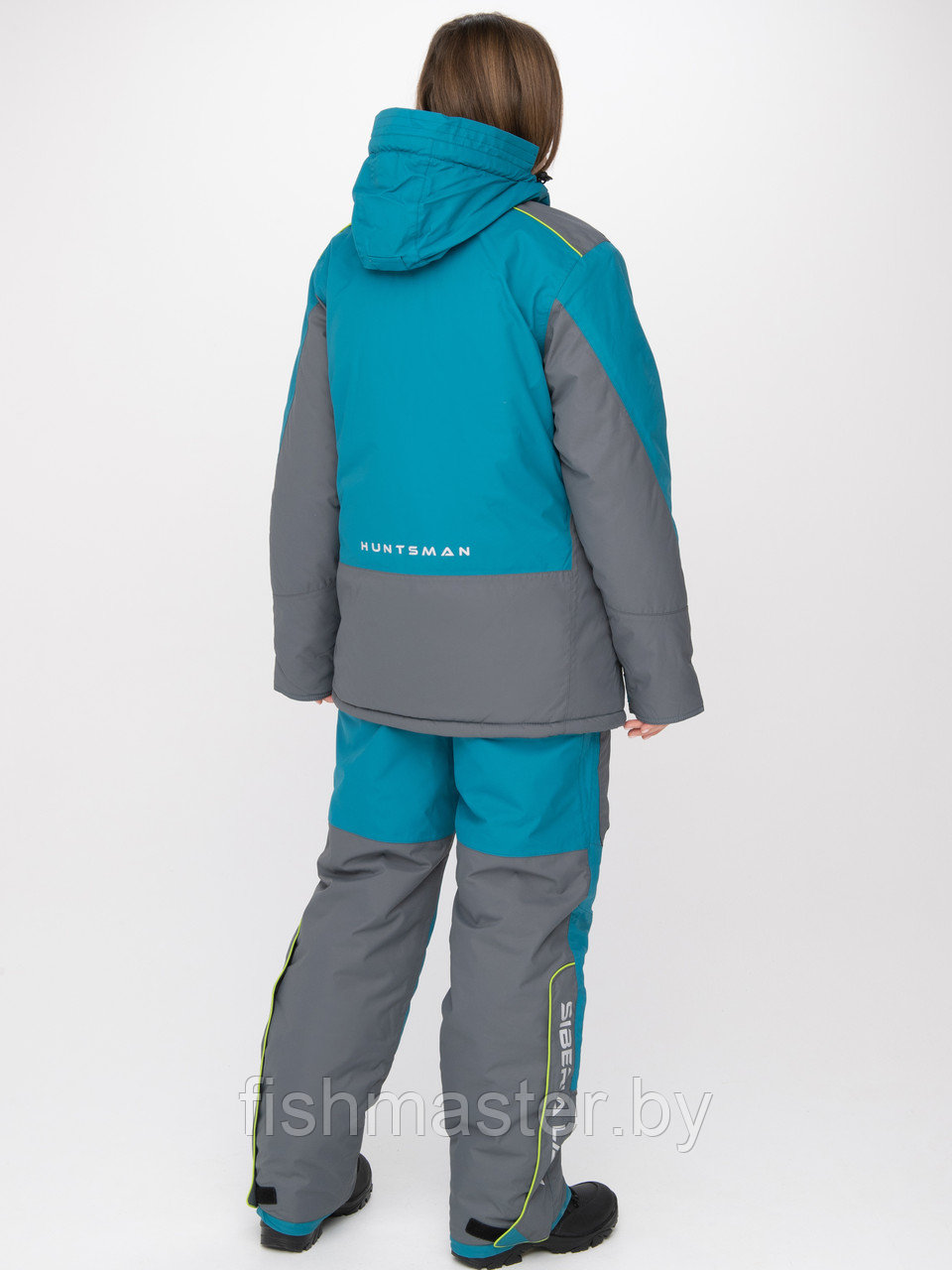 Зимний костюм HUNTSMAN Siberia Lady мембрана 6000/6000 -35°C цвет Бирюза/Серый ткань Breathable - фото 5 - id-p111871665