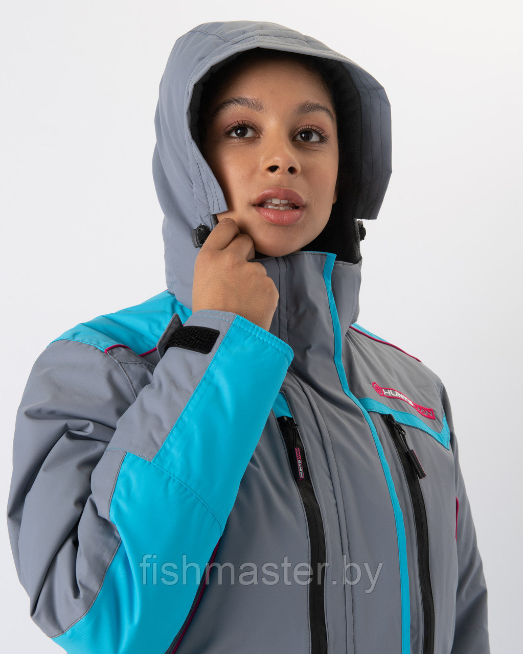 Зимний костюм HUNTSMAN Siberia Lady мембрана 6000/6000 -35°C цвет Серый/Голубой ткань Breathable - фото 8 - id-p51336907