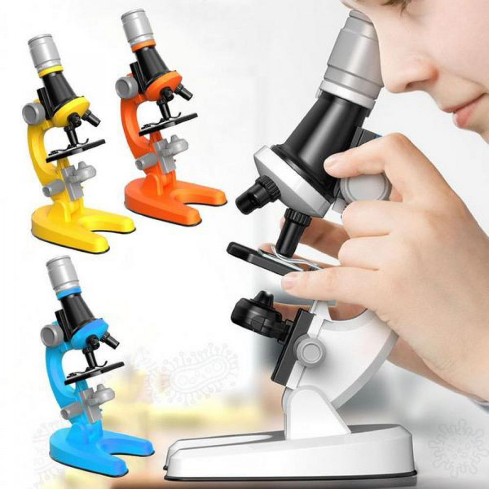 Детский Микроскоп Scientific Microscope (с 3 объективами 1200х 400х 100х с контейнерами баночками и приборам) - фото 9 - id-p145344096