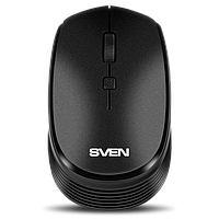 Мышь беспроводная оптическая SVEN RX-210W, 800-1400dpi, 3кн. 1кол., черный 556164