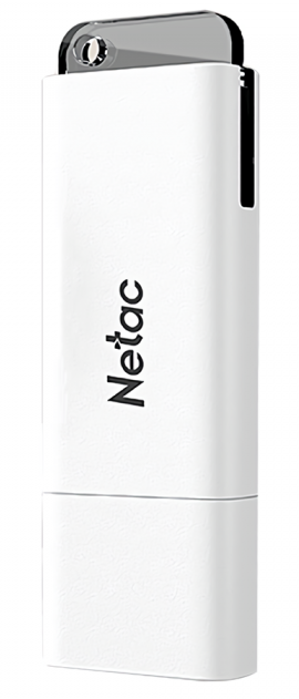 Флешка 128GB Netac U185 с индикатором, USB 2.0, белый 556170 - фото 3 - id-p187156803