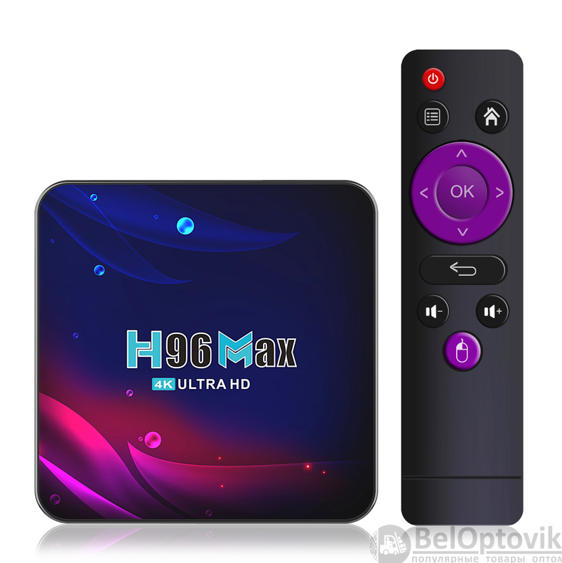 Телевизионная андроид приставка Smart TV H96 Max V11, Android 11, 4K HD, Youtube, Google Play 4G/32Gb Wi Fi c - фото 6 - id-p187157807