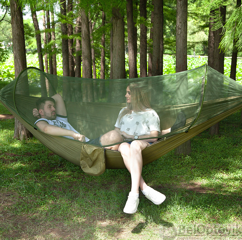 Гамак с антимоскитной сеткой Two Seats Hammock Двухместный (270х140 см) - фото 9 - id-p187157808