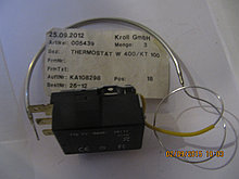 Термостат W400/KT 1000, 55C к тепловым пушкам
