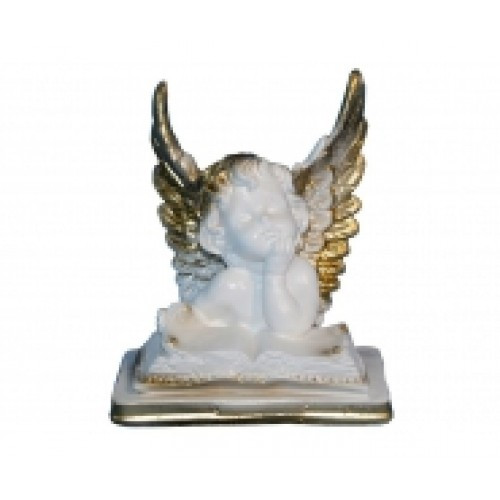Статуэтка ангел с книгой (мал) золото, арт. иа-6830з, 17 см - фото 1 - id-p170907757