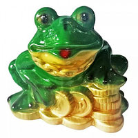 Копилка жаба на монетах, арт. клс-3228, 20*21 см