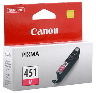 Картридж CLI-451M/ 6525B001 (для Canon PIXMA MX924/ MG5540/ MG6340/ MG6640/ MG7140/ MG7540) пурпурный