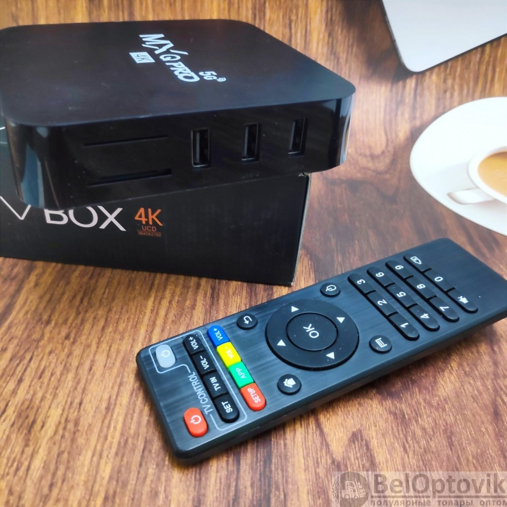 Приставка смарт ТВ на Android MXQ Pro 4K (TV BOX) 5G - фото 5 - id-p179629613