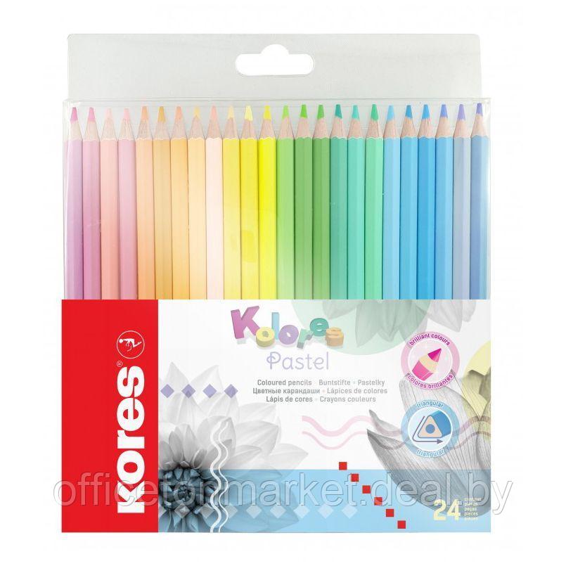 Цветные карандаши "Kolores Pastel", 24 цвета - фото 1 - id-p157970272