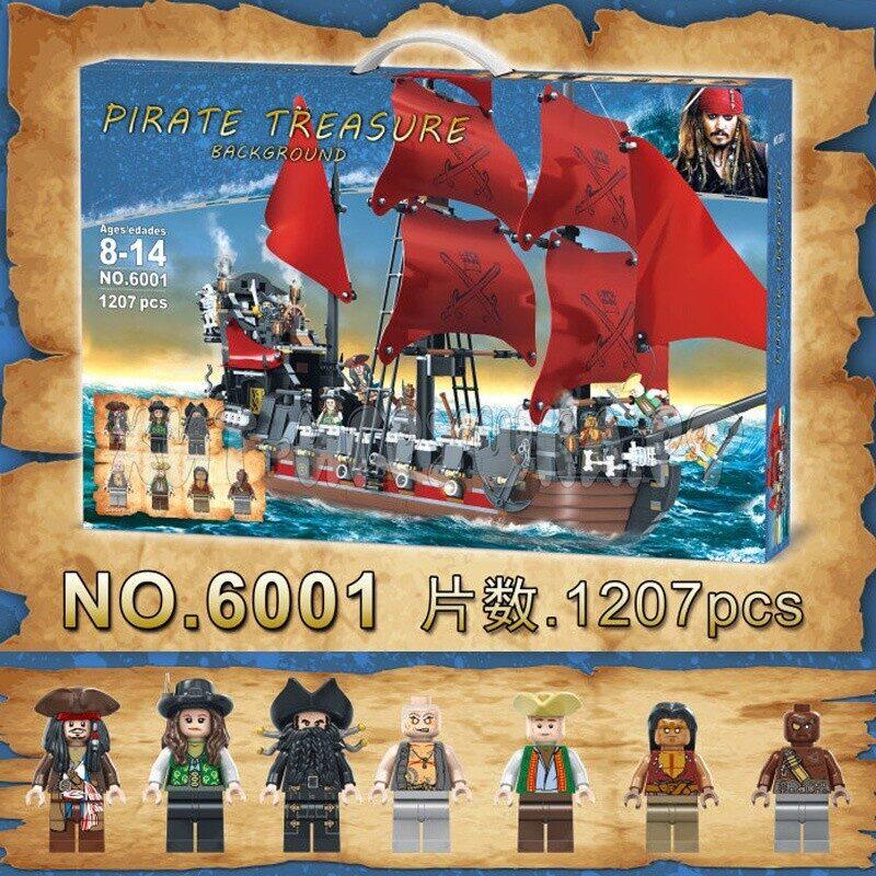 Детский конструктор 18015 SX 6001 Пираты Карибского моря Месть королевы Анны - фото 5 - id-p187169862
