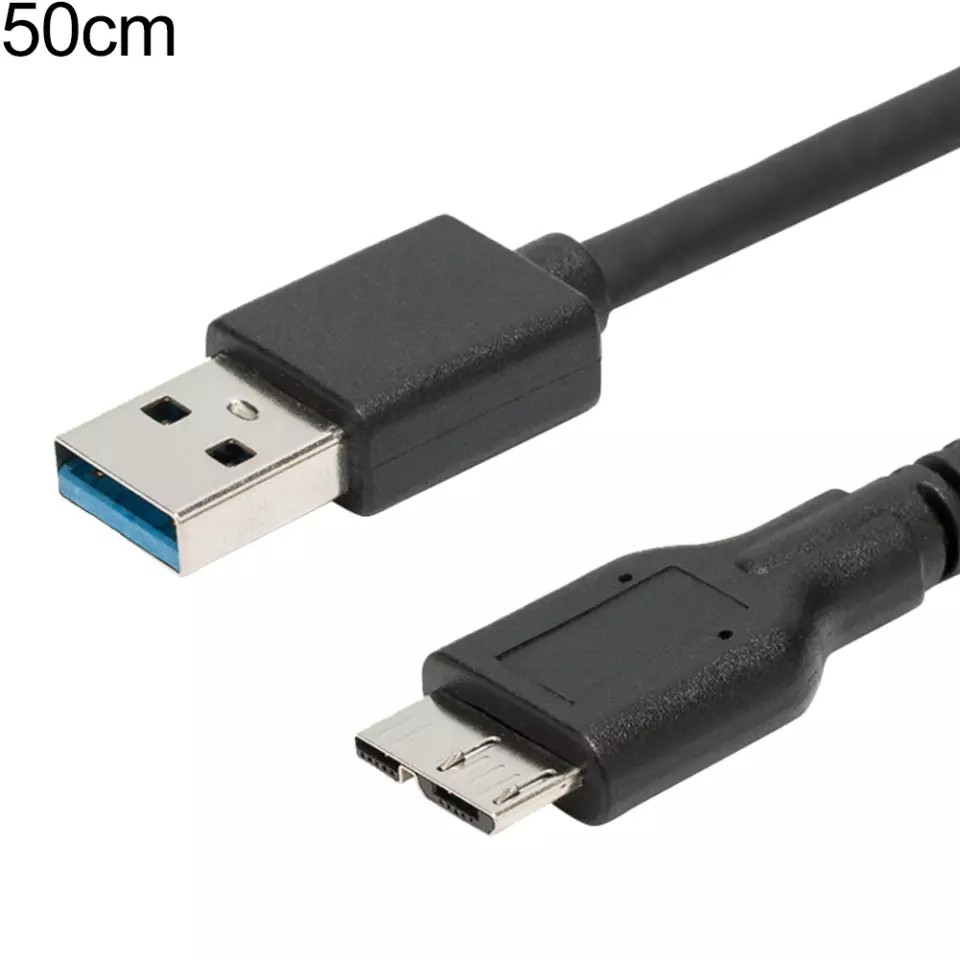 Кабель USB 3.0 - Micro-B (для винчестера) 0.5м (чёрный)