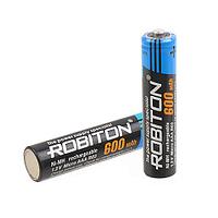 Аккумулятор никель-металлгидридный (Ni-MH) ROBITON AAA 600 mAh