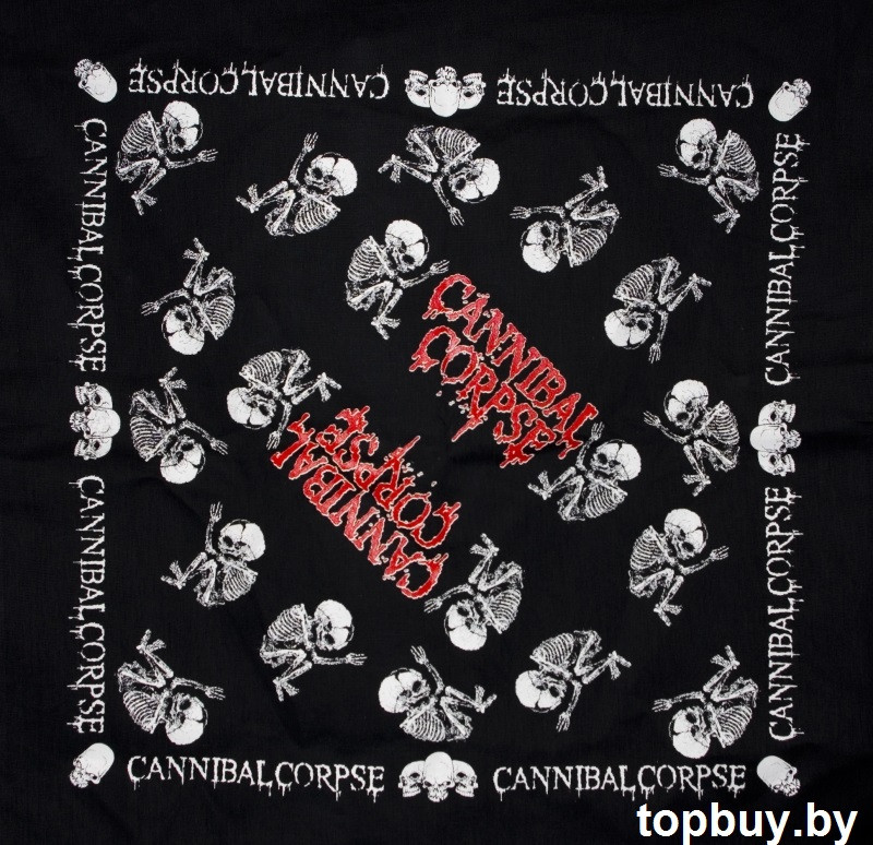 Бандана Cannibal Corpse, 60*60.