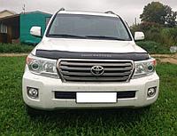 Дефлектор капота - мухобойка, Toyota Land Cruiser 200 2007- , VIP TUNING