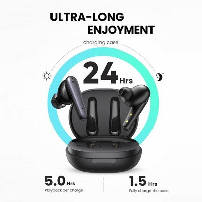 Bluetooth наушники UGREEN (WS111-80650) HiTune T1 True Wireless Earbuds белые - фото 3 - id-p187175121