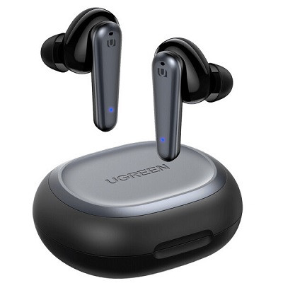Bluetooth наушники UGREEN (WS111-80651) HiTune T1 True Wireless Earbuds черные - фото 1 - id-p187175122