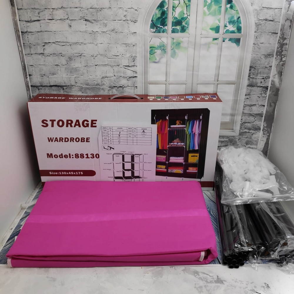 Складной шкаф Storage Wardrobe .Цвета микс.Супер-цена! - фото 5 - id-p187181894
