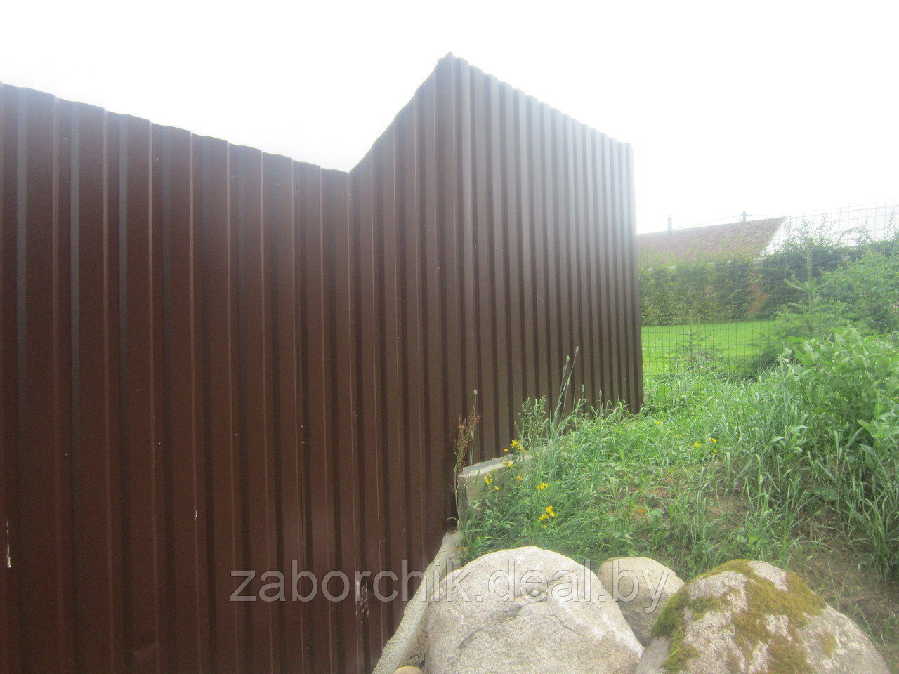 Забор из металлопрофиля - фото 10 - id-p23513653
