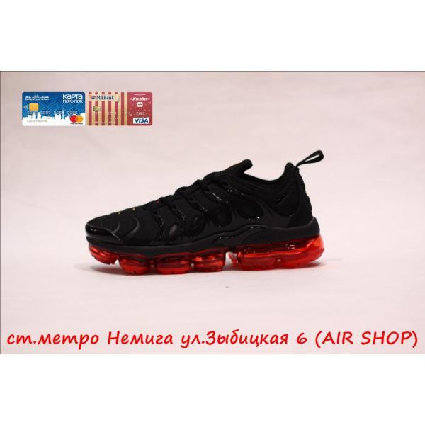 Nike VaporMax black/red, фото 1