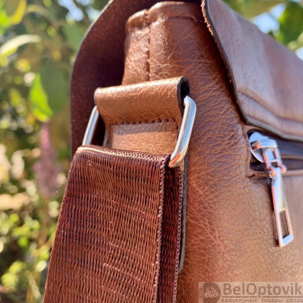 Мужская сумка-планшет Jeep Buluo (кошелёк Бифолд в подарок) - фото 4 - id-p187290995