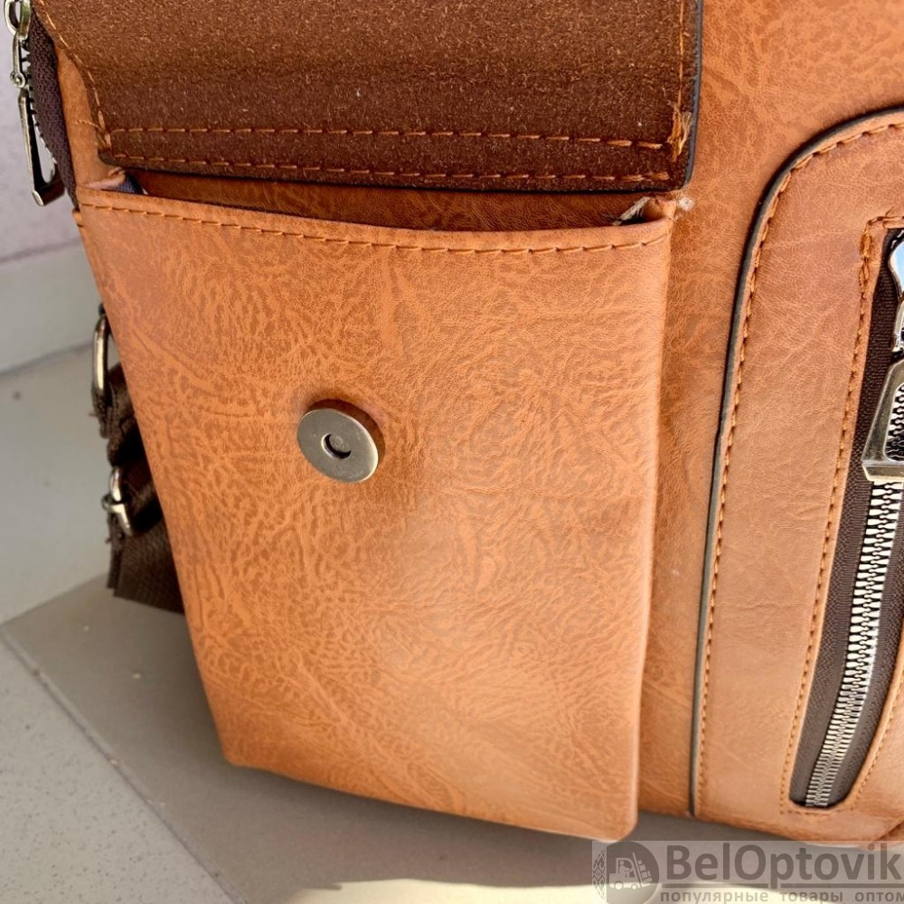 Мужская сумка-мессенджер через плечо Bolo LingShi (отделение для смартфона) - фото 2 - id-p187290996