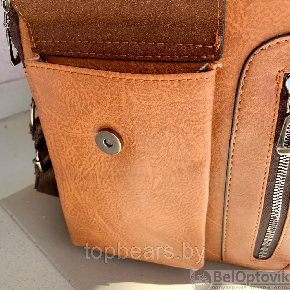 Мужская сумка-мессенджер через плечо Bolo LingShi (отделение для смартфона) - фото 2 - id-p187291175