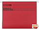 Папка подвесная для картотек Economix, 310х240 мм., 345 мм., красная, фото 3